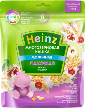سرلاک غلات سیب گیلاس و شیرهاینز Heinz