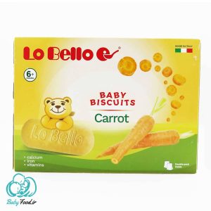 بیسکوییت گندم هویج +6 ماه لوبلو Lobello