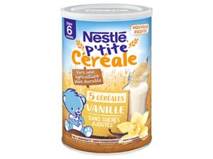 سرلاک نستله 5غله وانیل +6 ماه Nestle