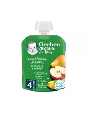 ساندیسی سیب موز گلابی +4 گربر Gerber
